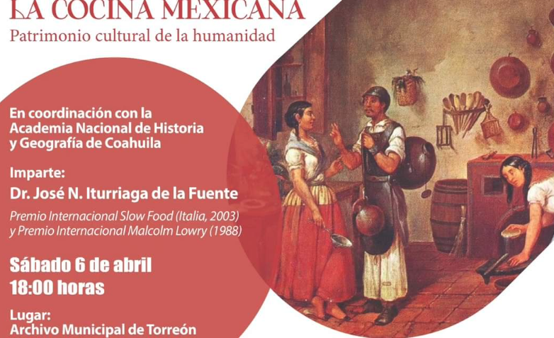 Hablarán sobre las tradiciones de la gastronomía mexicana en el Archivo Municipal de Torreón