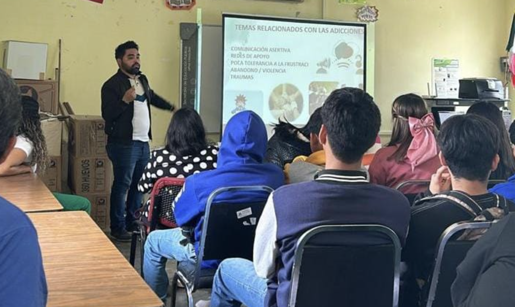 Preparan nuevos talleres para estudiantes sobre prevención de adicciones