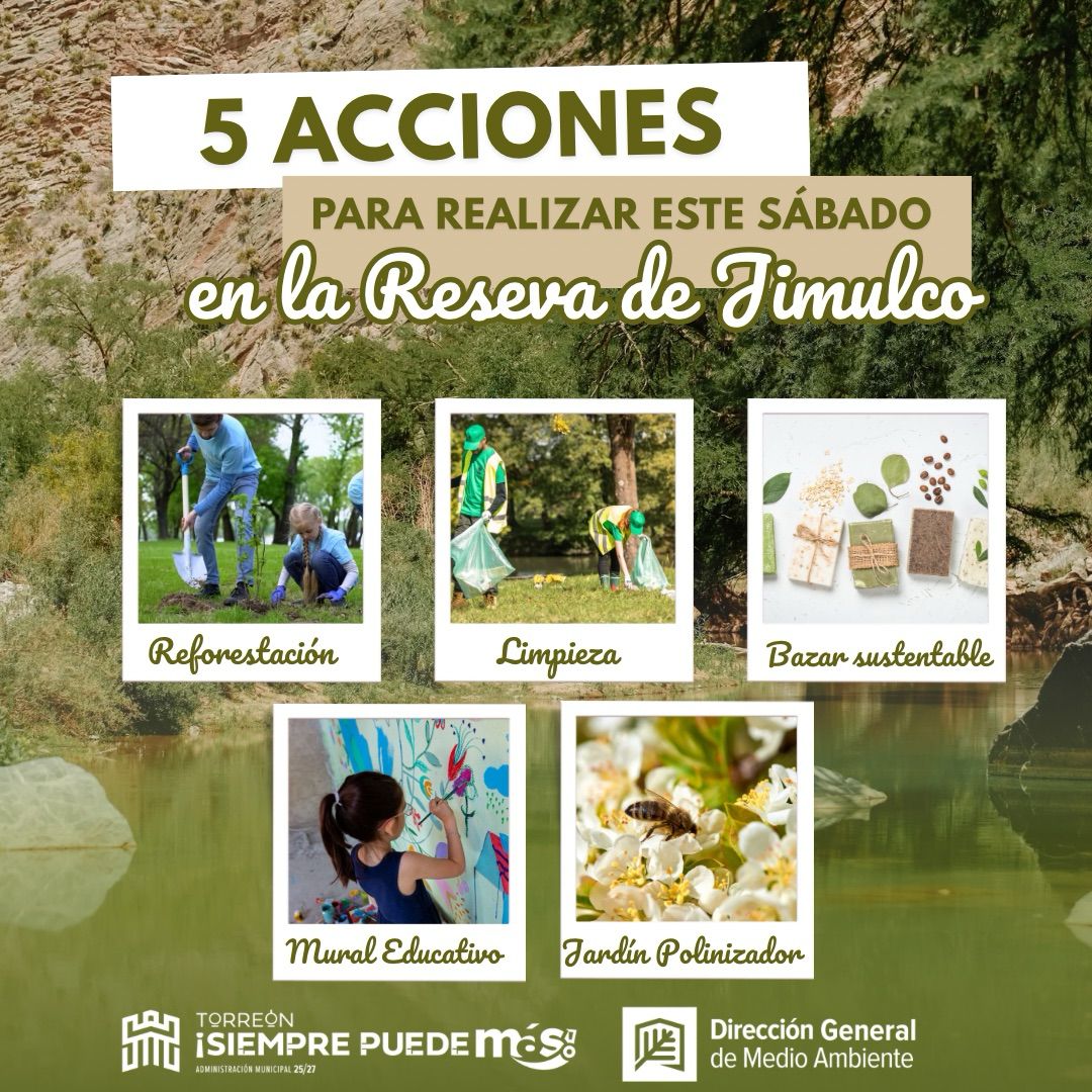 Invitan a jornada de reforestación y educación ambiental en La Flor de Jimulco
