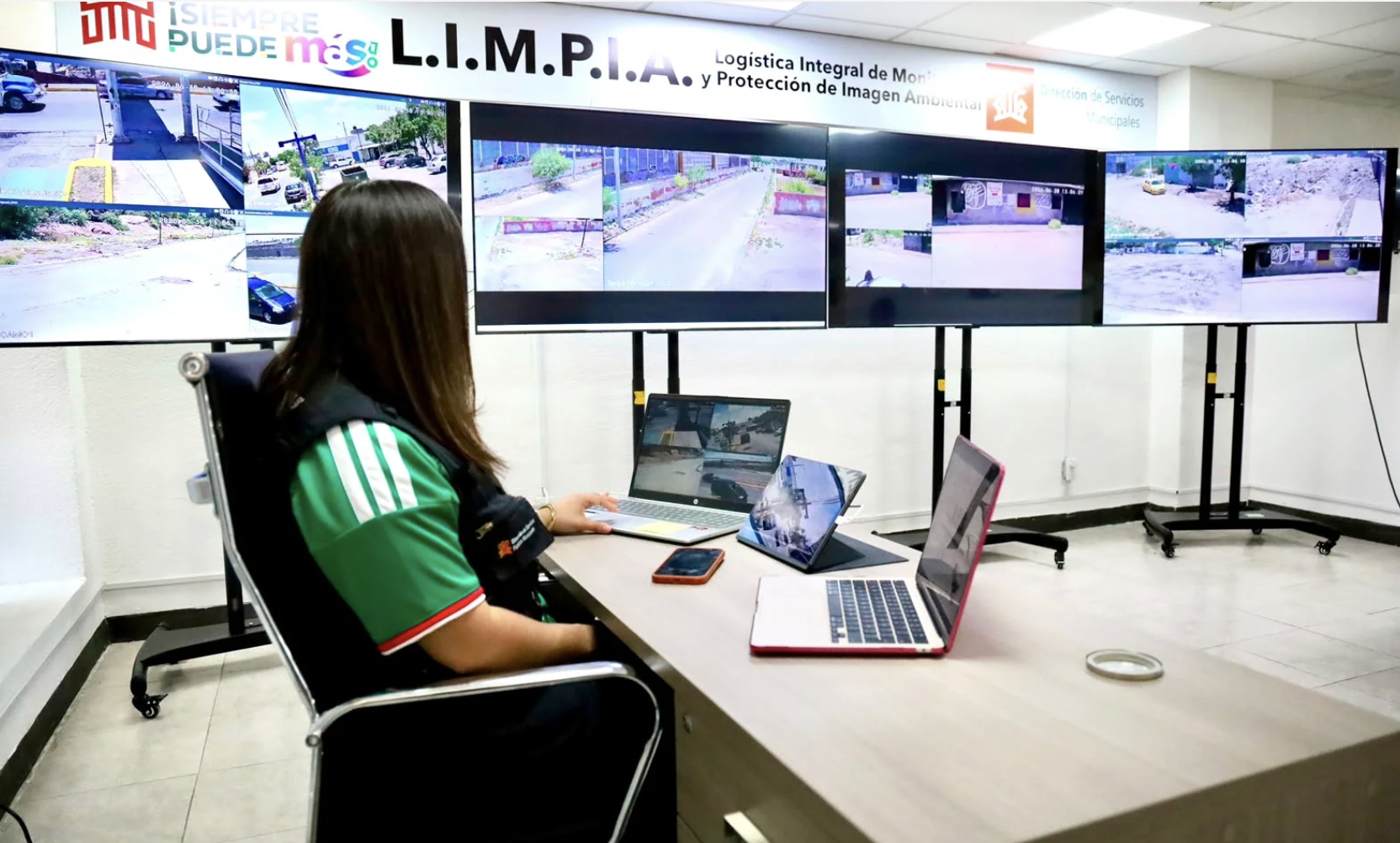 Refuerzan monitoreo con sistema L.I.M.P.I.A. para detectar a quienes tiran basura en lugares prohibidos